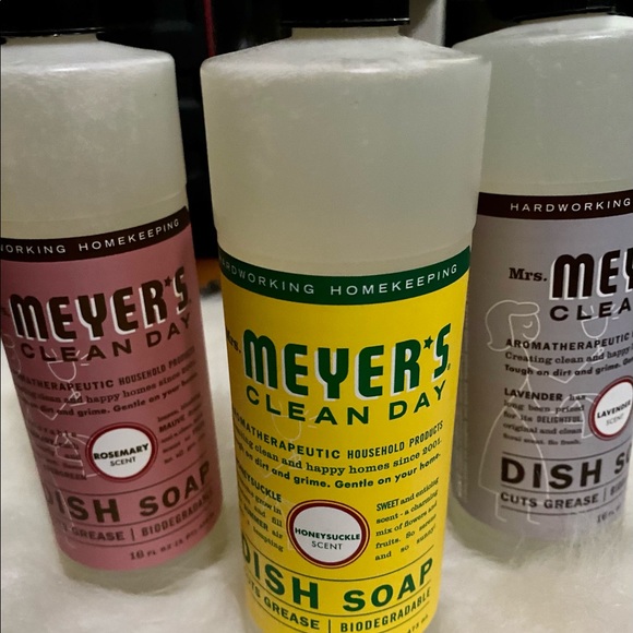 Lot (3) Mrs. Meyer’s Clean Day Dish Soap - Picture 2 of 5
